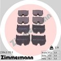 Zimmermann Brake Pad Set, 23943.175.1 23943.175.1